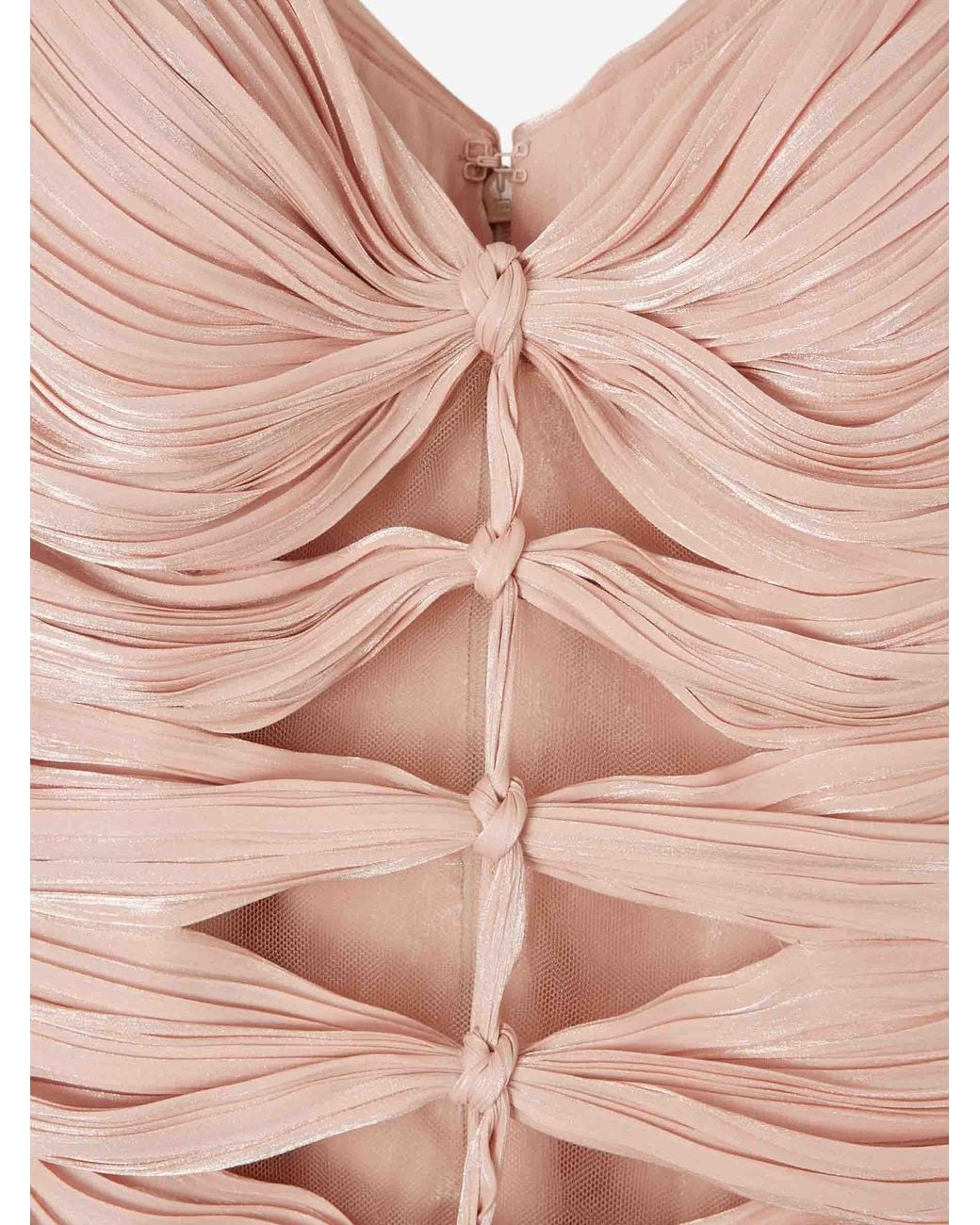 Costarellos Pink Minari Maxi Dress