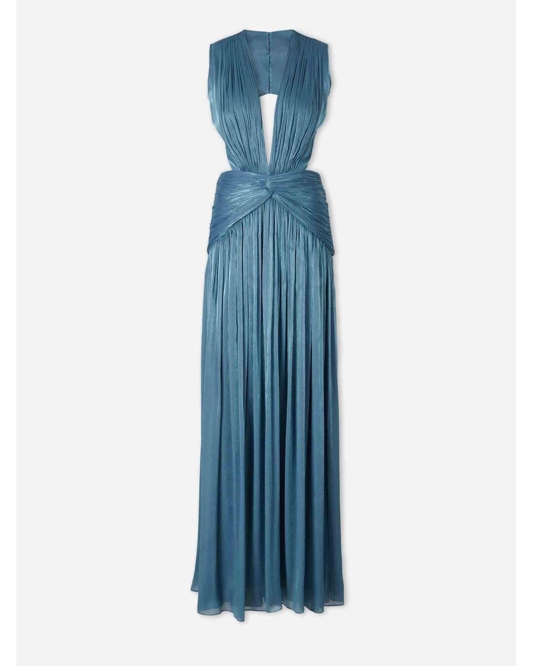 Costarellos Blue Maxi Dress Silla
