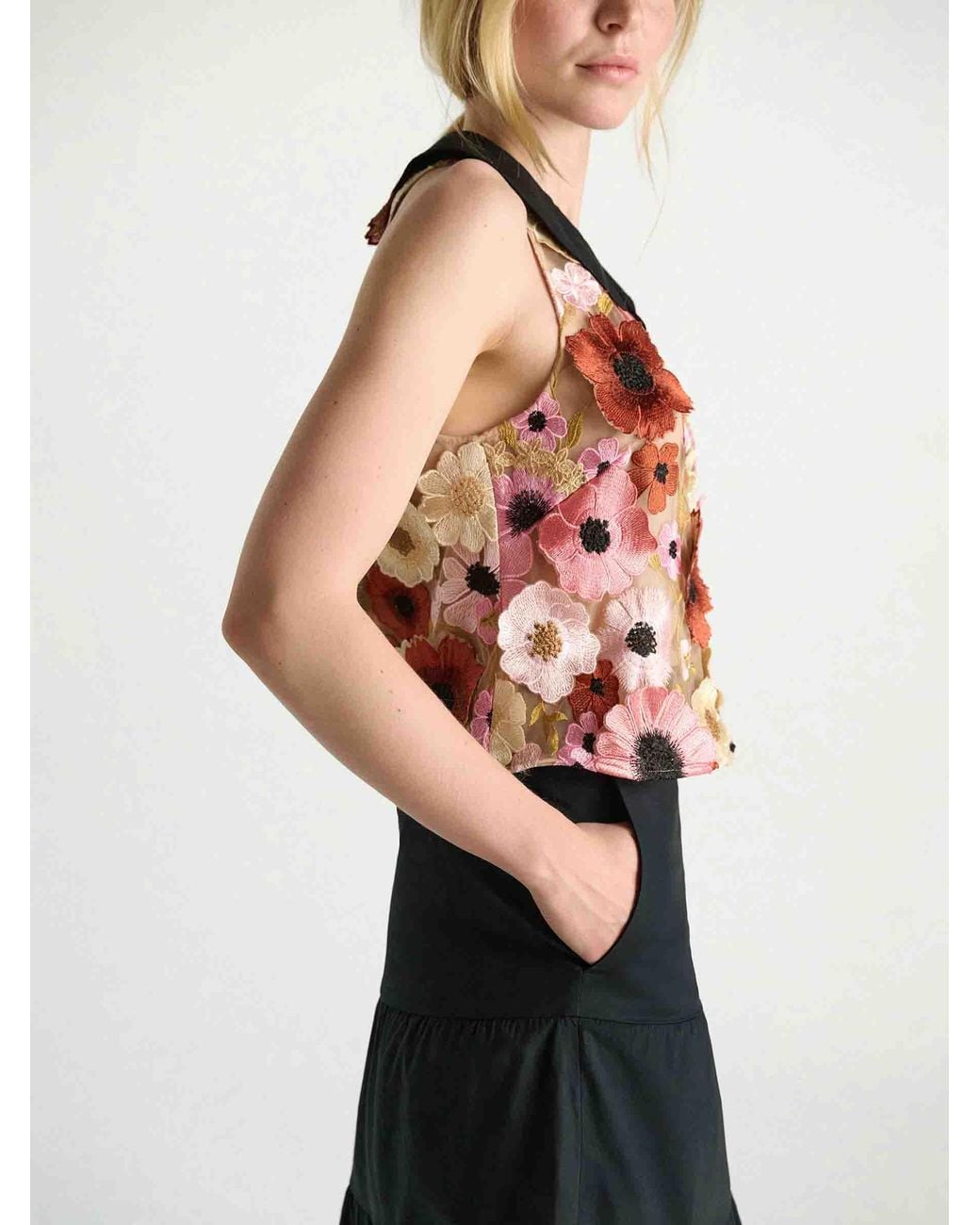 Dorothee Schumacher Red Blooming Meadow Blouse