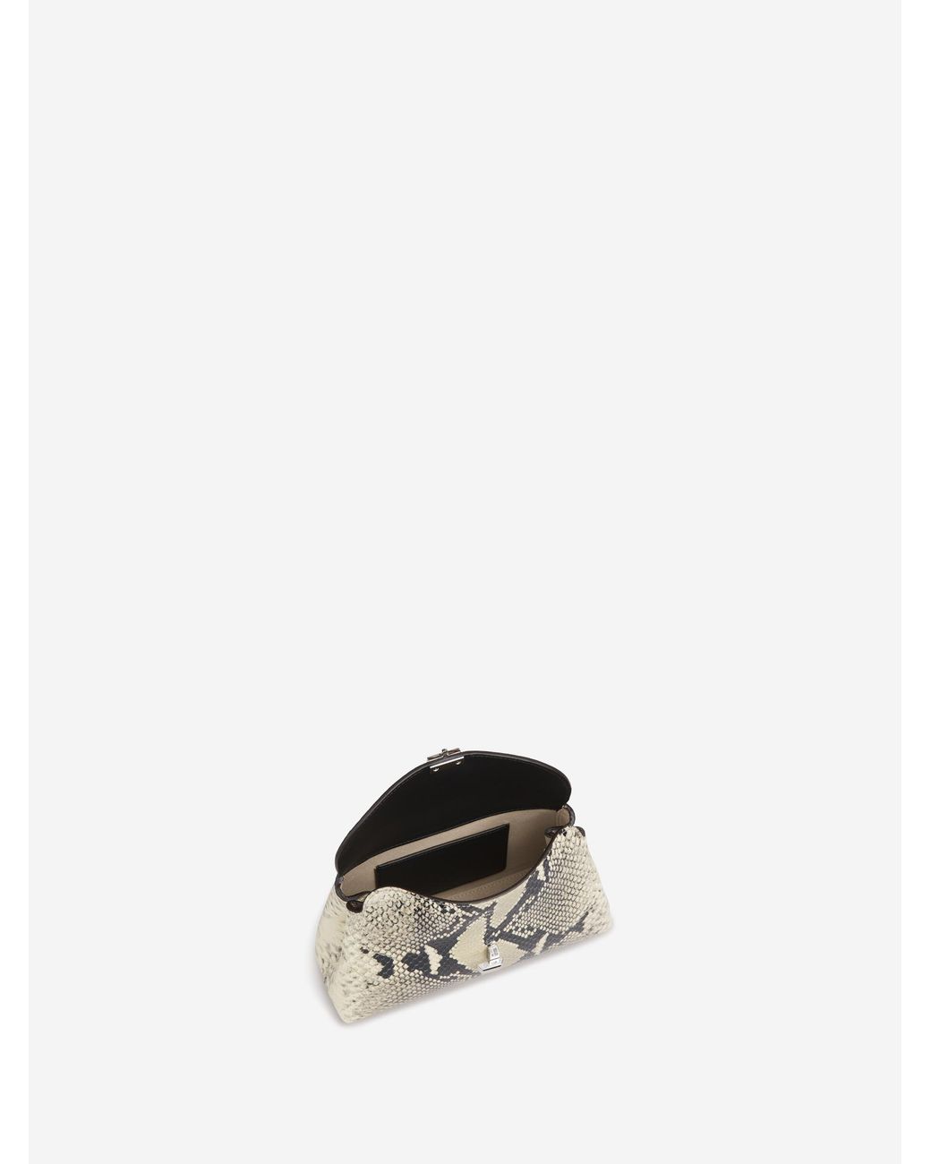 Totême White Mini T-Lock Bag