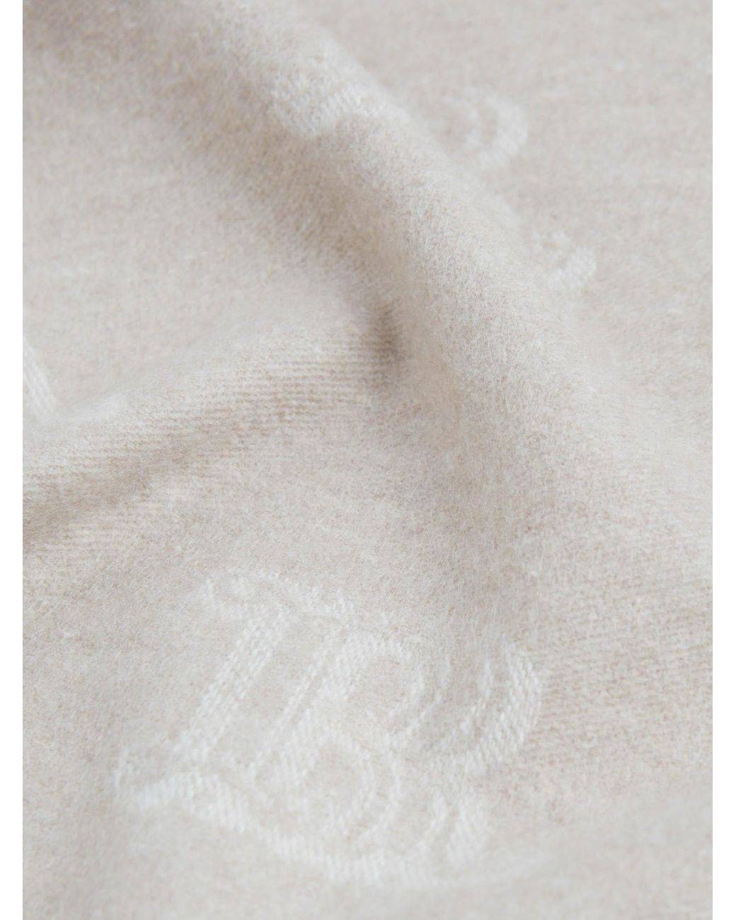 Sciarpa Di Cashmere Lettere di Max Mara in White