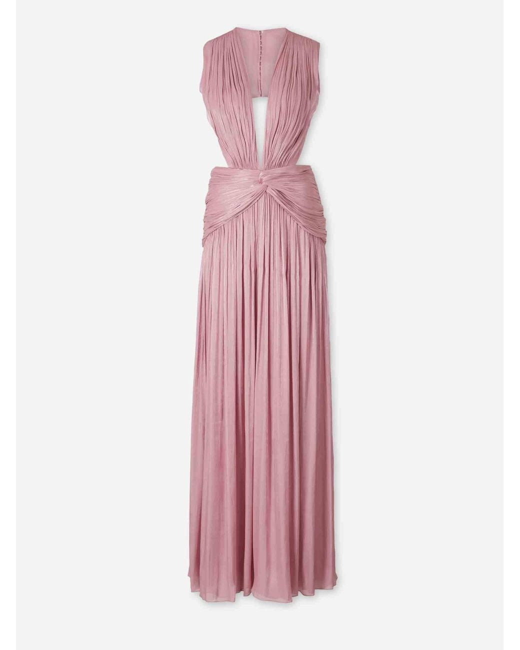 Costarellos Pink Maxi Dress Silla