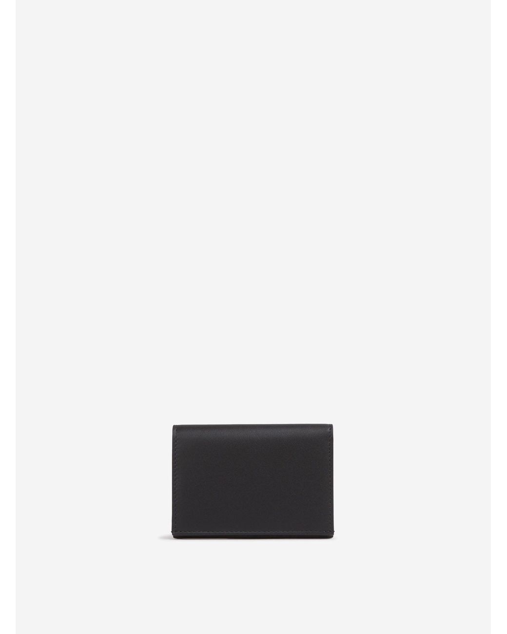 Jil Sander White Leather Card Holder for men