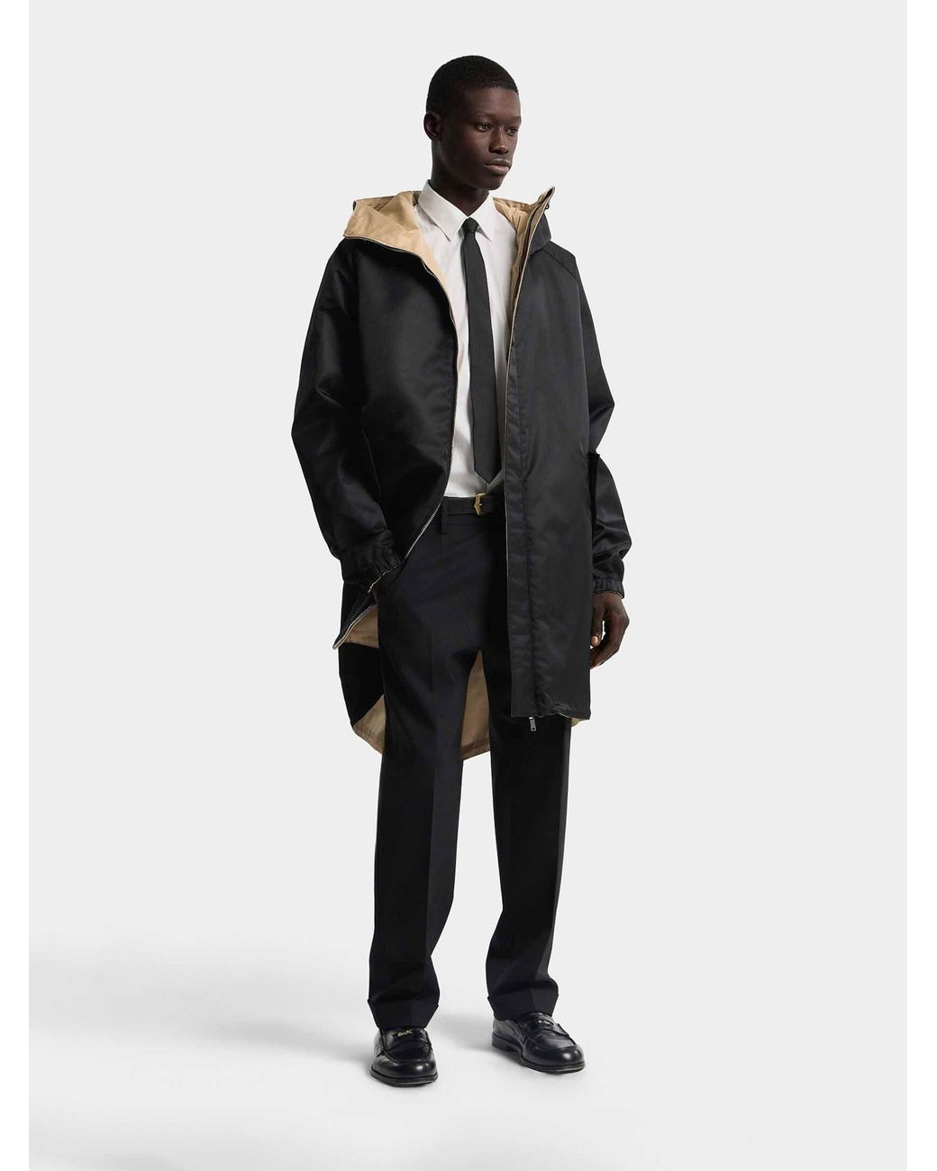 DSquared² Black Military Straight Leg Trousers for men