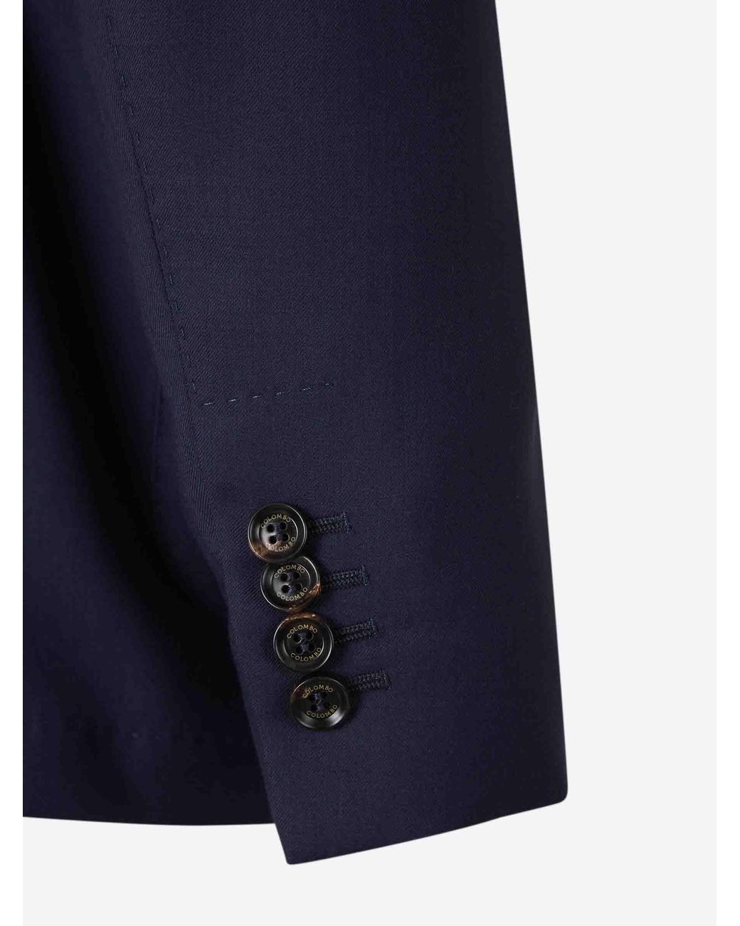 Colombo Blue Ultralight Cashmere Blazer for men