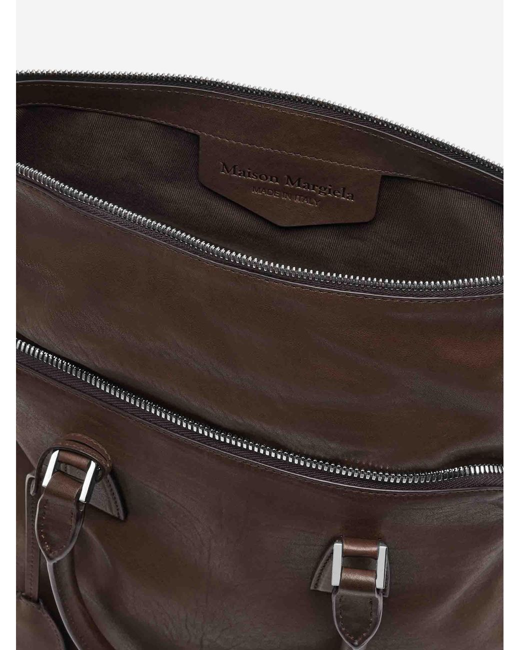 Maison Margiela Brown Loved To Death Medium 5Ac Bag for men