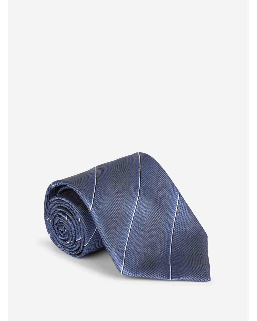 Tom Ford Krawatte Mit Diagonalen Streifen in Blue für Herren