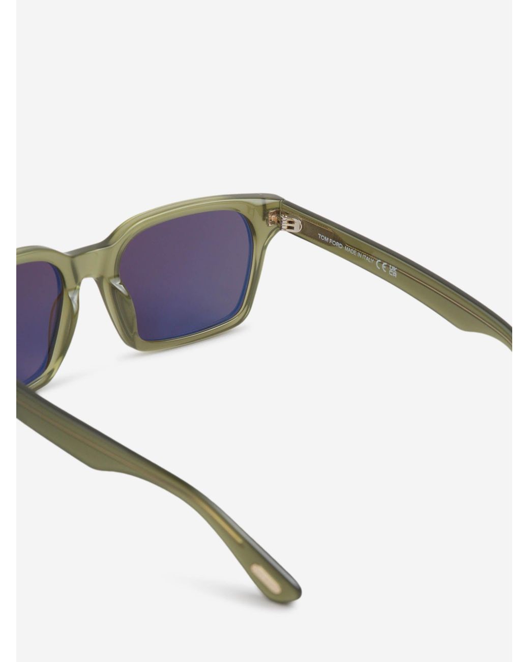 Tom Ford Gray Rectangular Sunglasses for men
