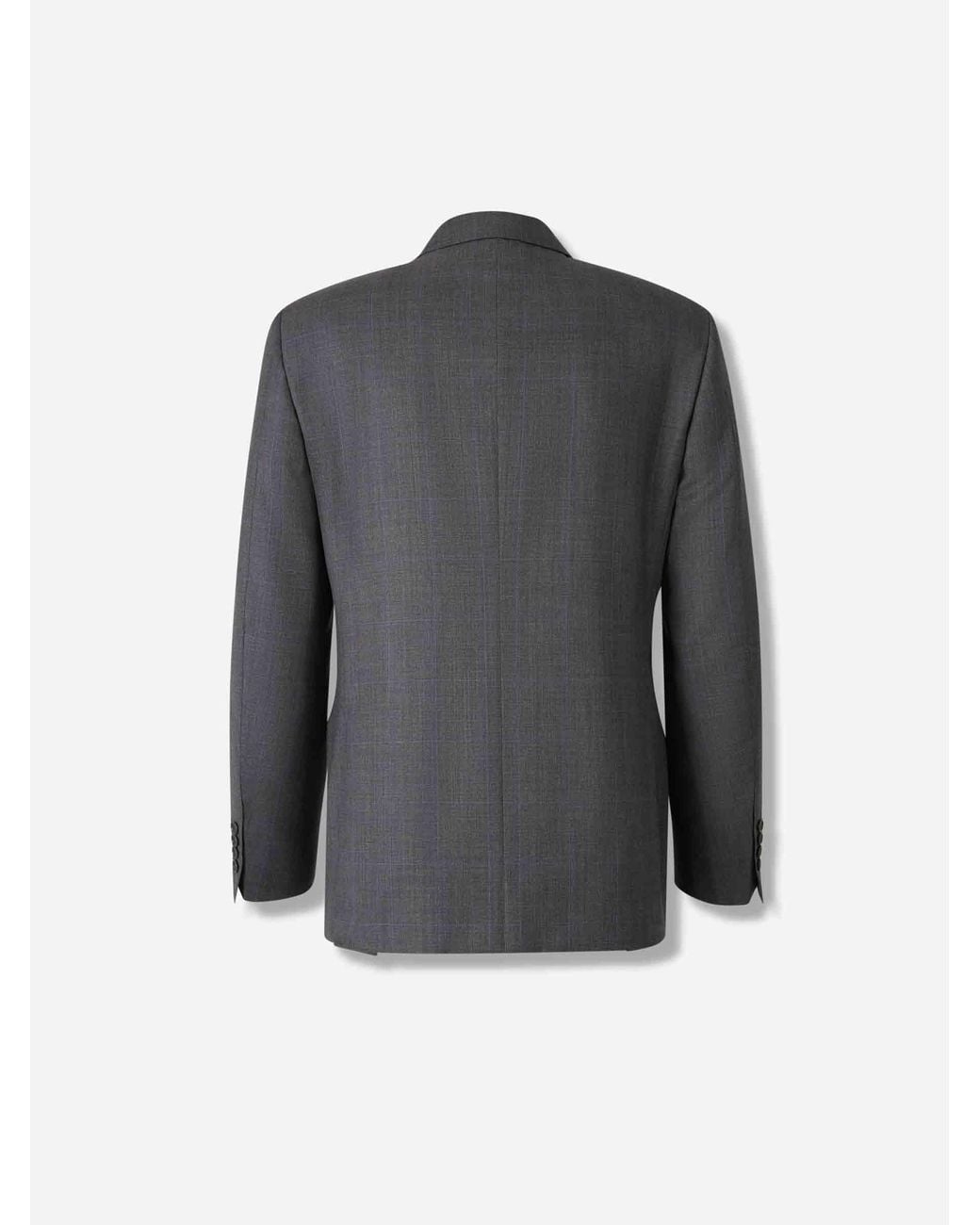Canali Gray Double-breasted Suit for men