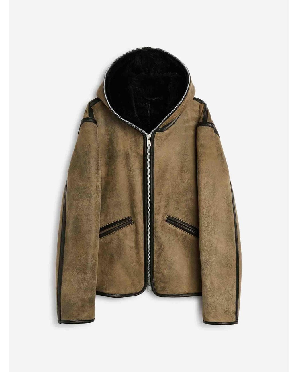 Our Legacy Brown Casual Zip-Up Jacket for men