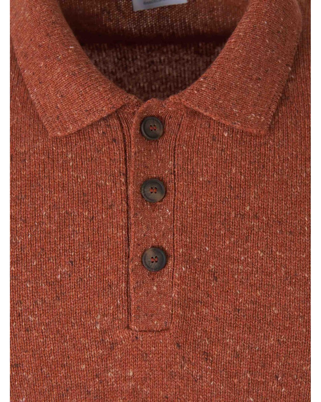 Santa Eulalia Brown Polo Neck Sweater for men