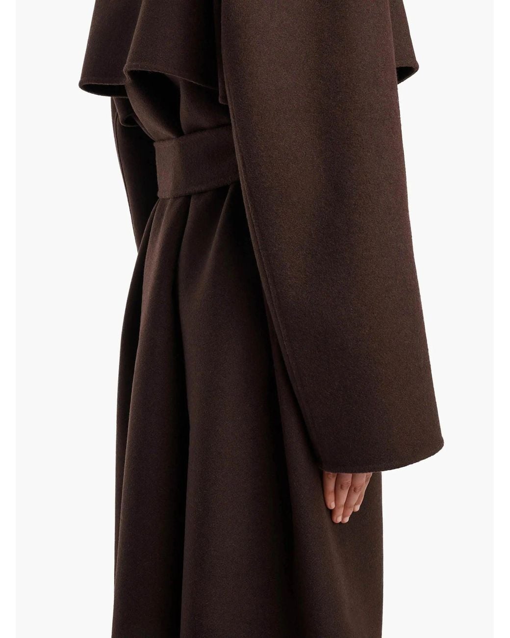 Khaite Brown Manston Wool Coat