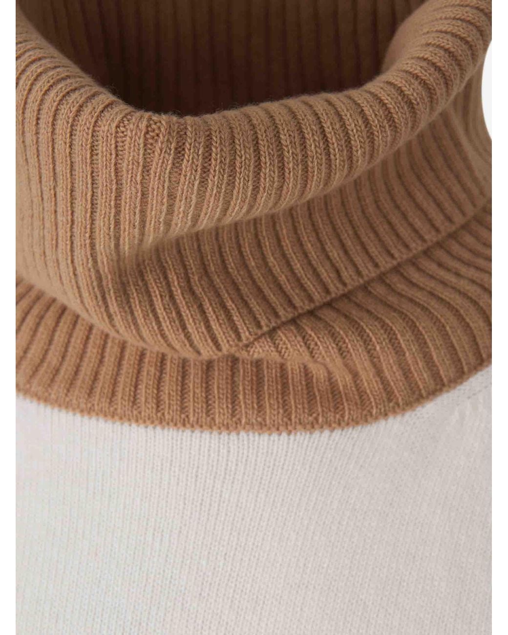 Herno White Turtleneck Sweater