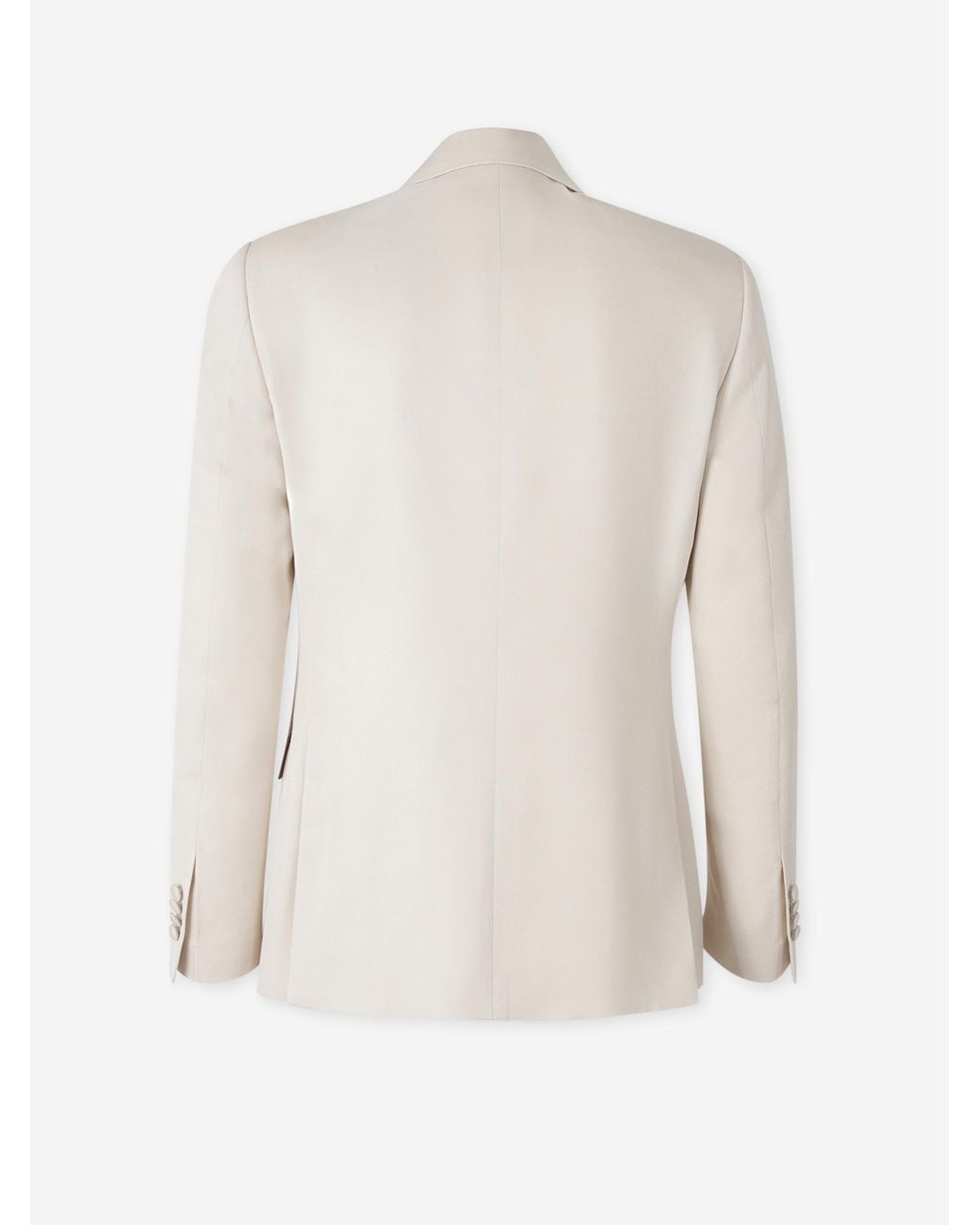 Lardini White Blazer Classic Straight for men