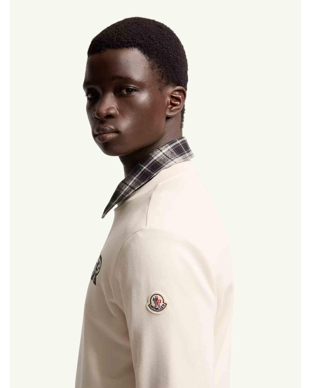 Sudadera Logo Moncler de hombre de color Natural