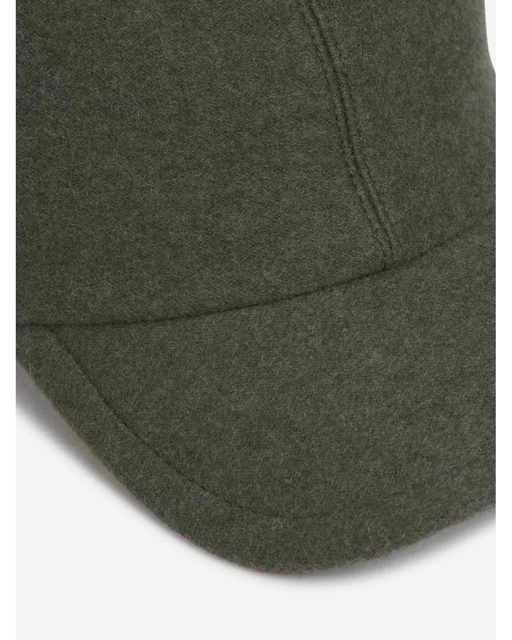 Fedeli Green Cashmere Cap for men