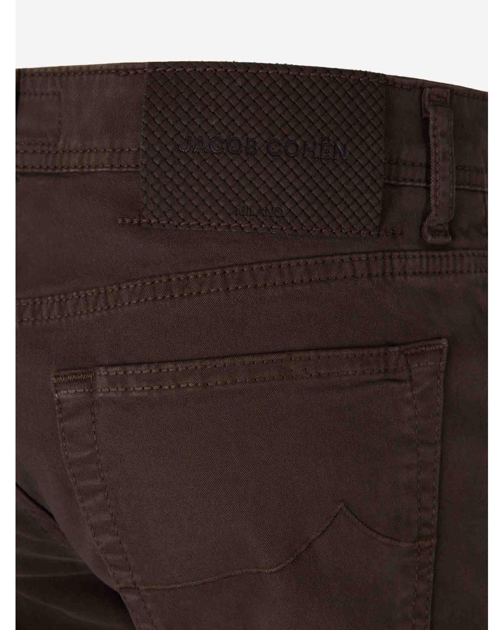 Jacob Cohen Brown Bard Straight Jeans for men