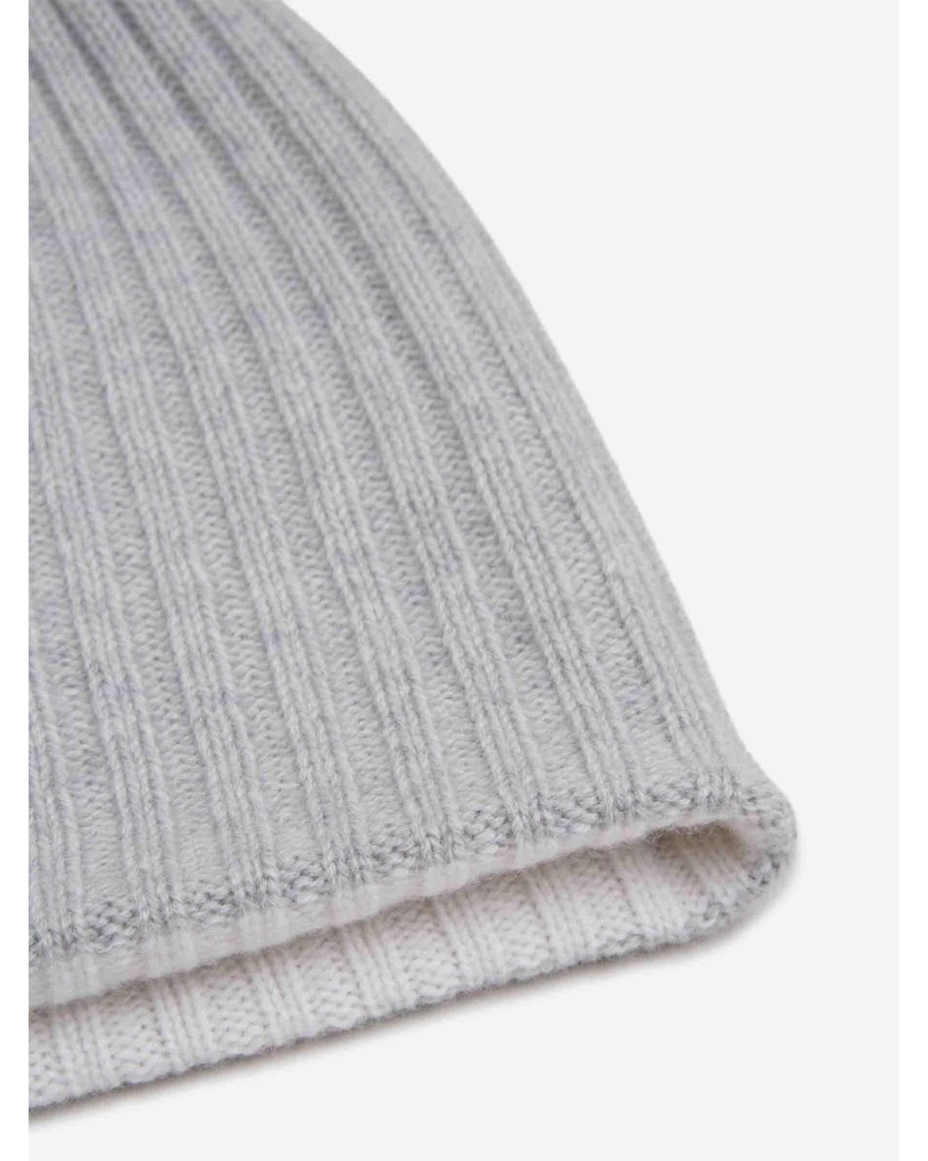 Fedeli Gray Double Bicolor Hat for men
