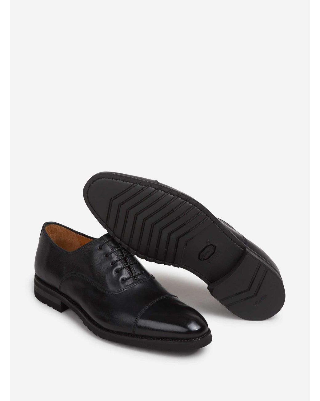 Bontoni White Savoia Leather Shoes for men
