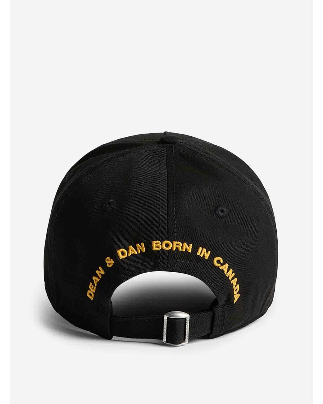 DSquared² D2 Patch Baseball Cap in Black für Herren