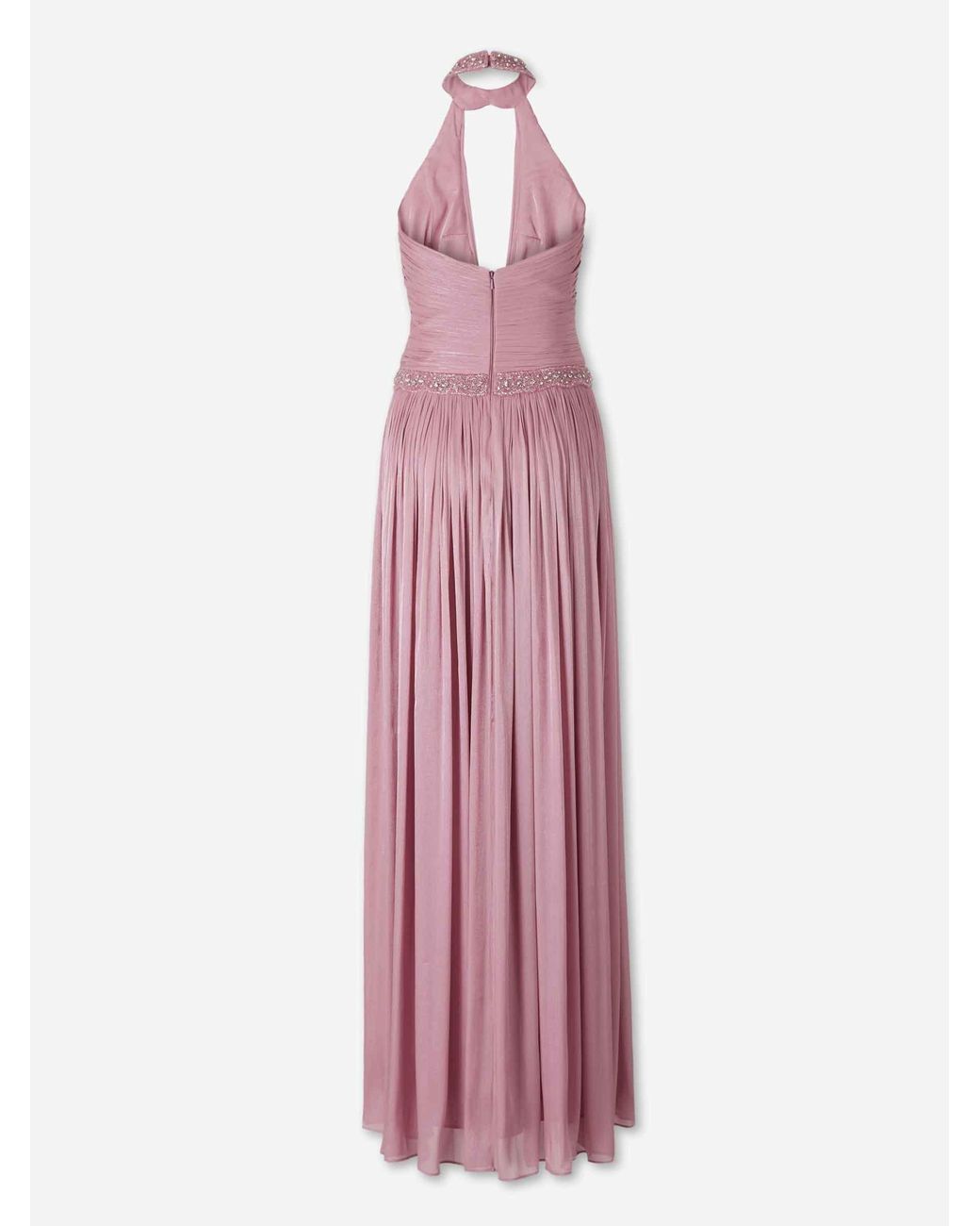 Costarellos Pink Juliette Pleated Dress