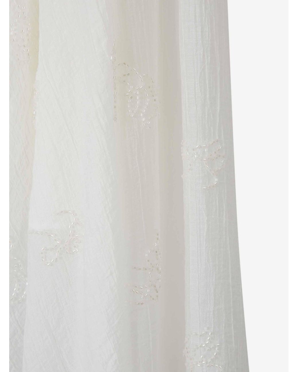 Staud White Valencia Mini Dress