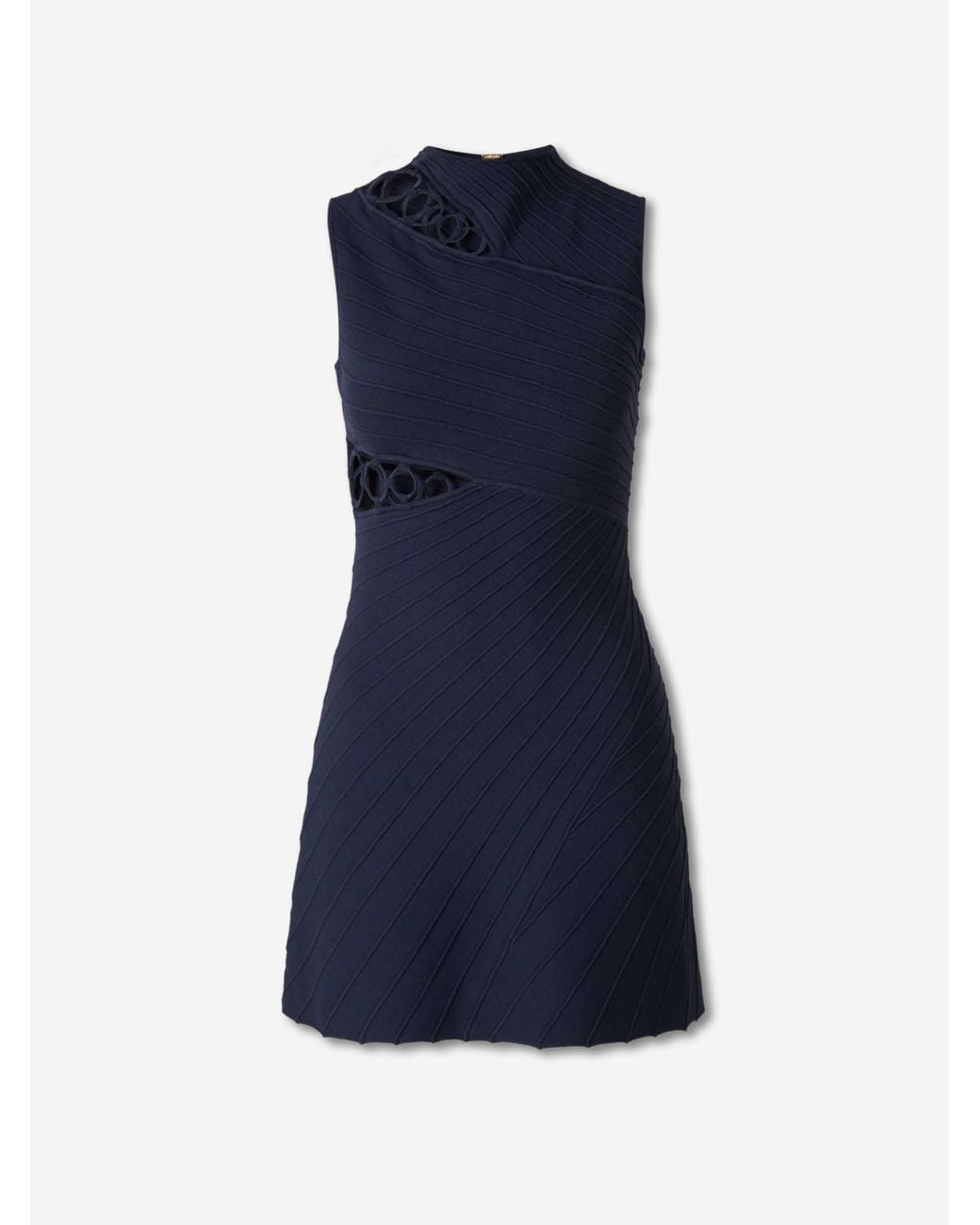 Cult Gaia Cala Mini Dress in Blue | Lyst