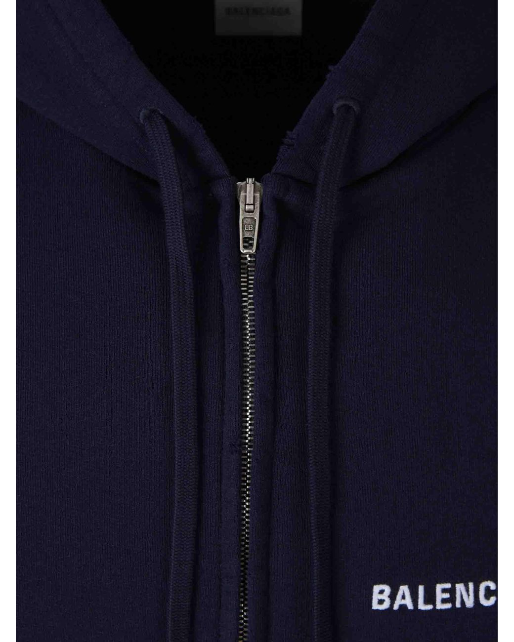 Balenciaga Blue Sweatshirt Logo Painting for men