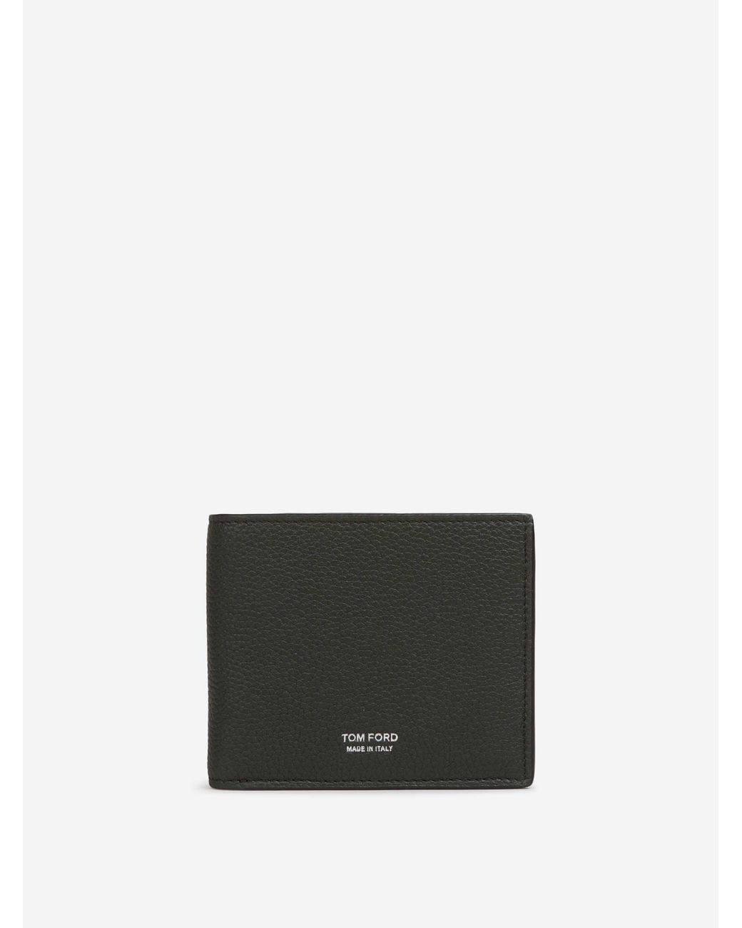 Tom Ford White Leather Folding Wallet for men
