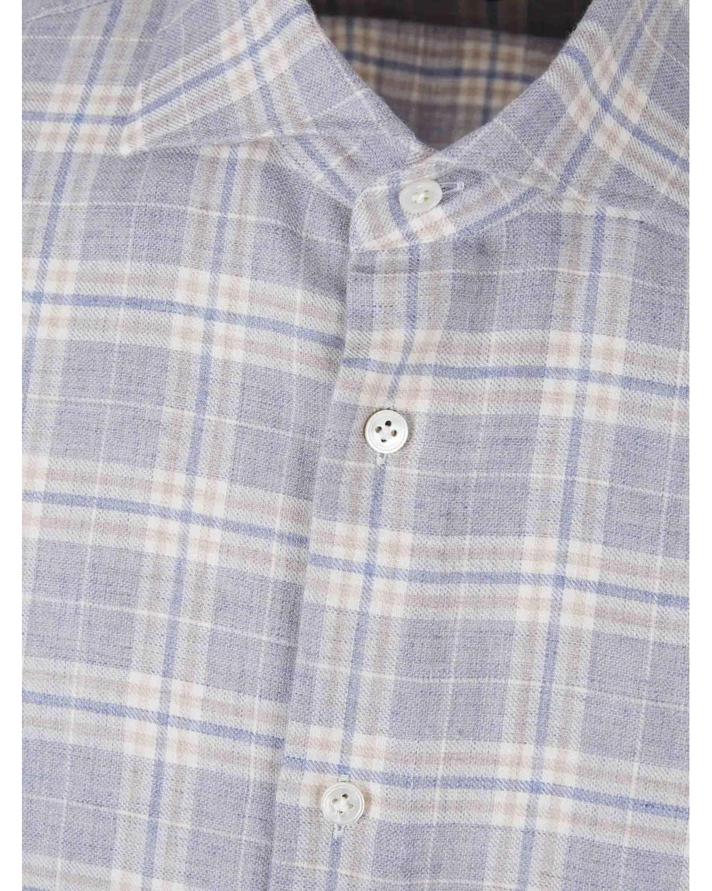 Vincenzo Di Ruggiero Gray Cotton Wool Shirt for men