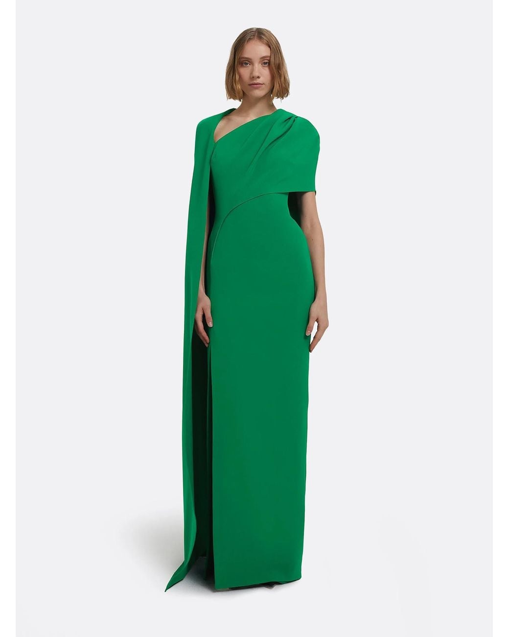 Safiyaa Green Contessa Maxi Dress