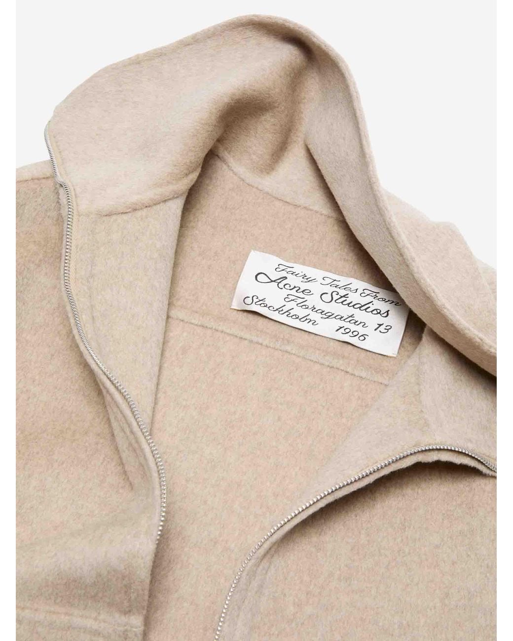 Acne Natural Cashmere Wool Jacket