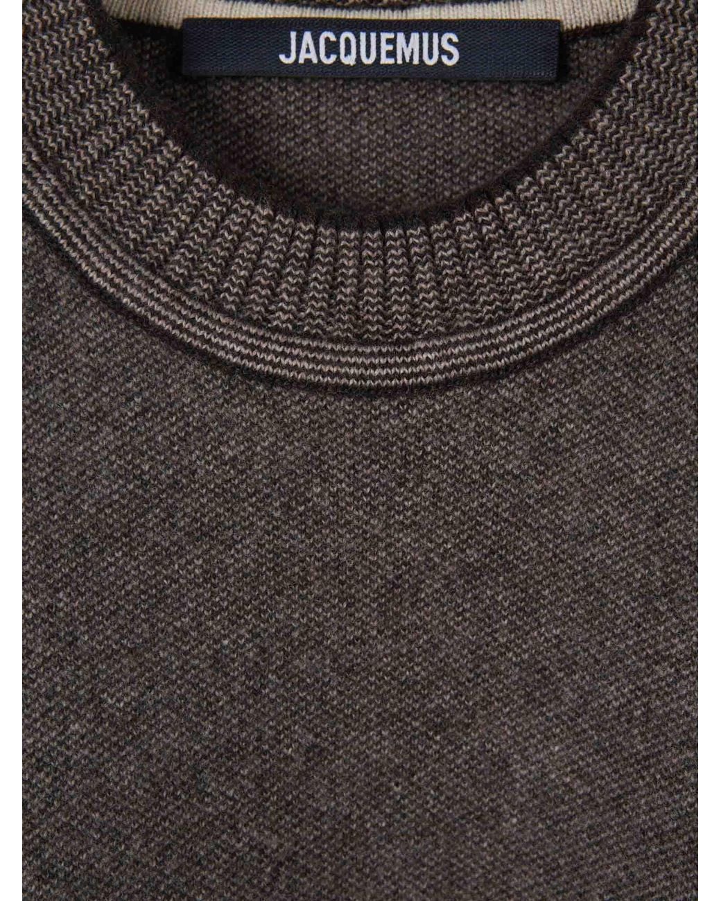 Pull À Col Rond Jacquemus pour homme en coloris Gray