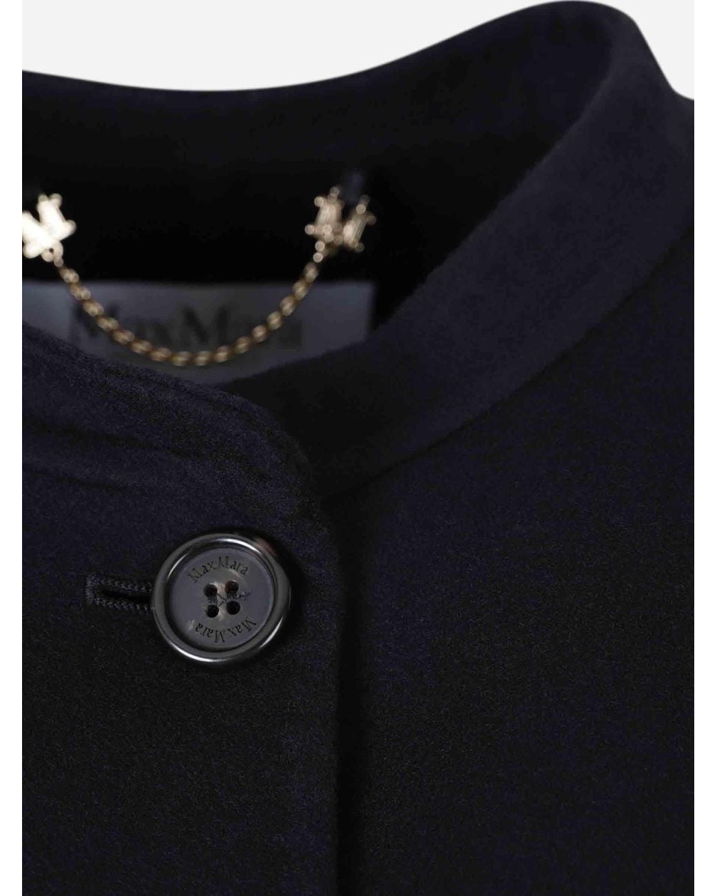 Max Mara Black Wool Layer