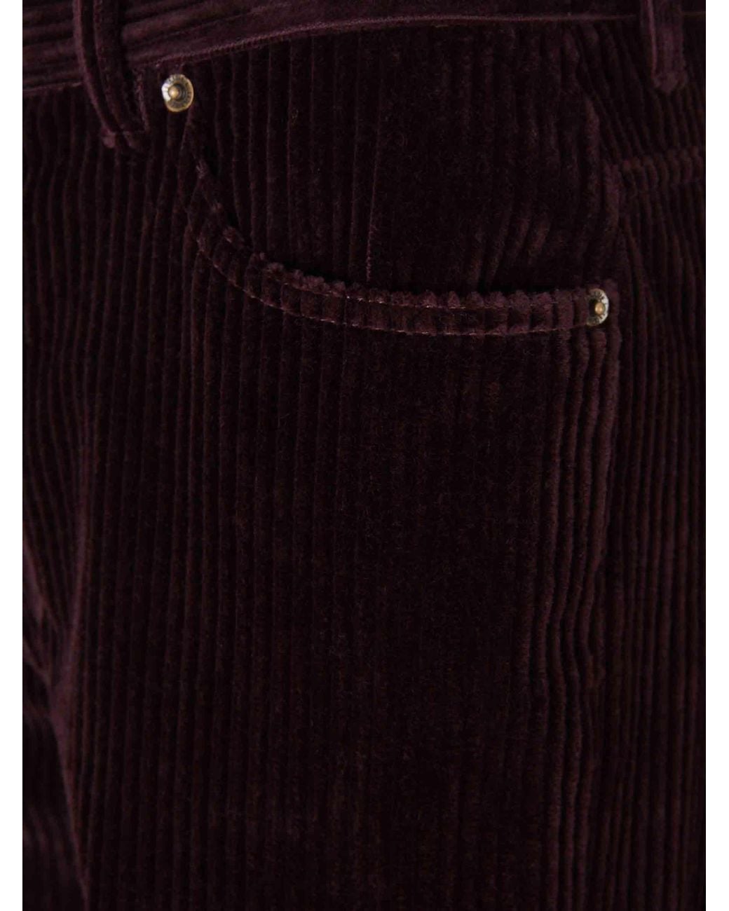 LaDoubleJ Black Flared Corduroy Trousers