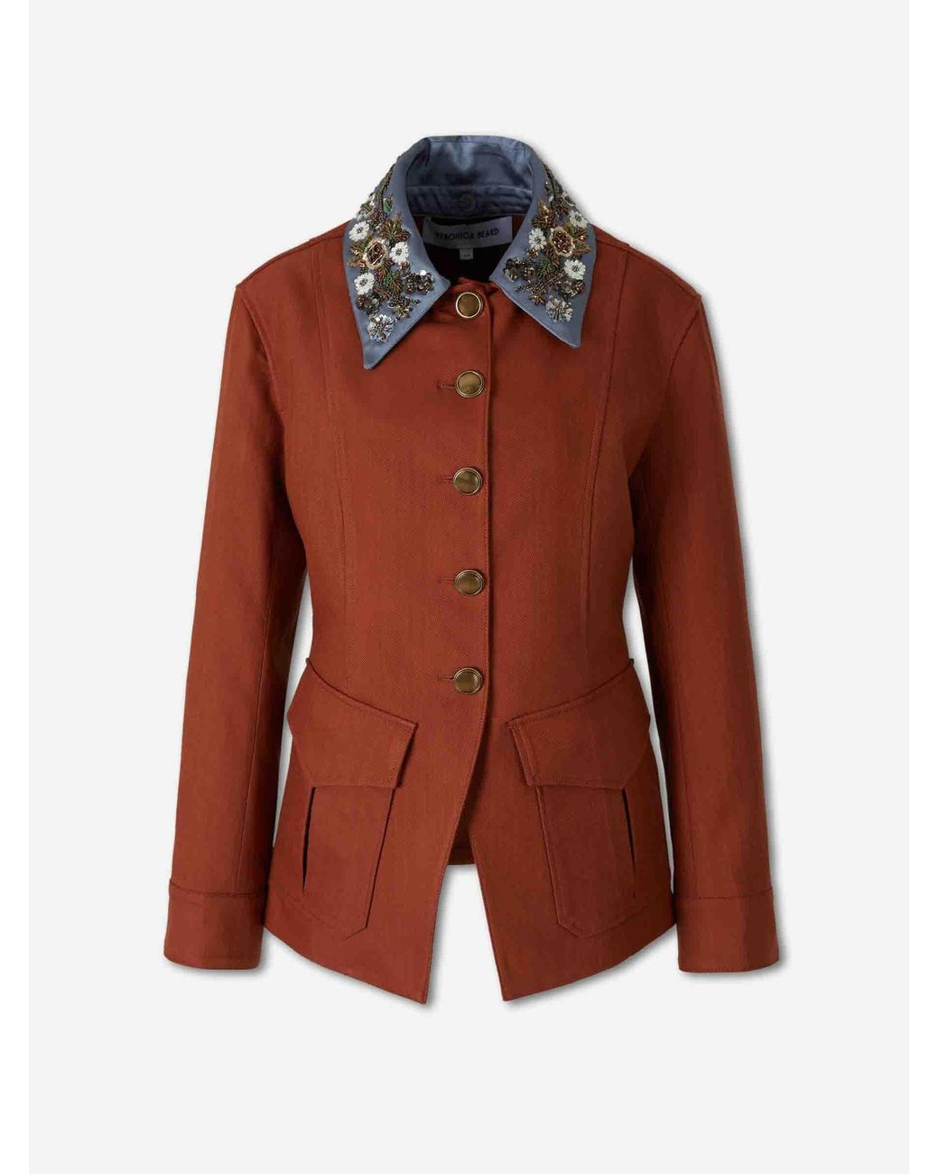 Veronica Beard Brown Laramie Casual Jacket