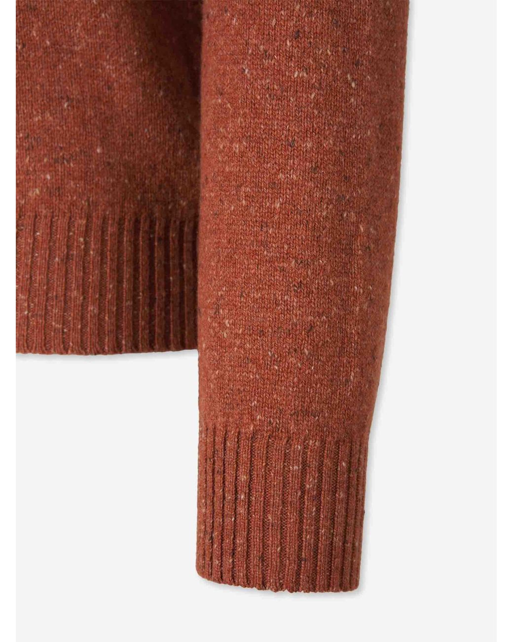 Santa Eulalia Brown Polo Neck Sweater for men