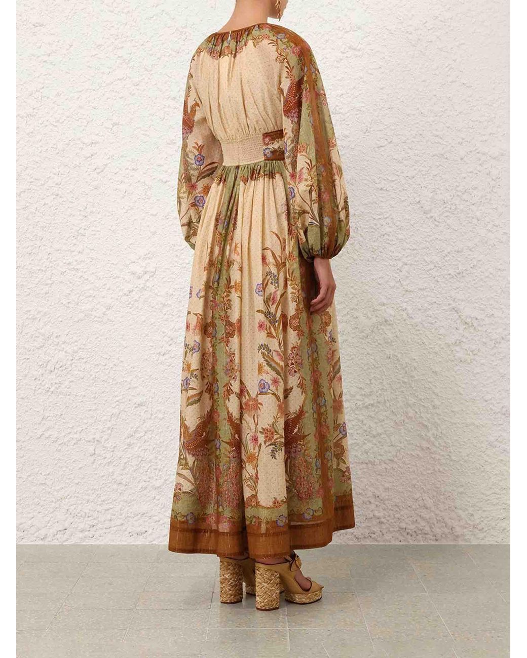 Zimmermann Natural Indra Maxi Dress