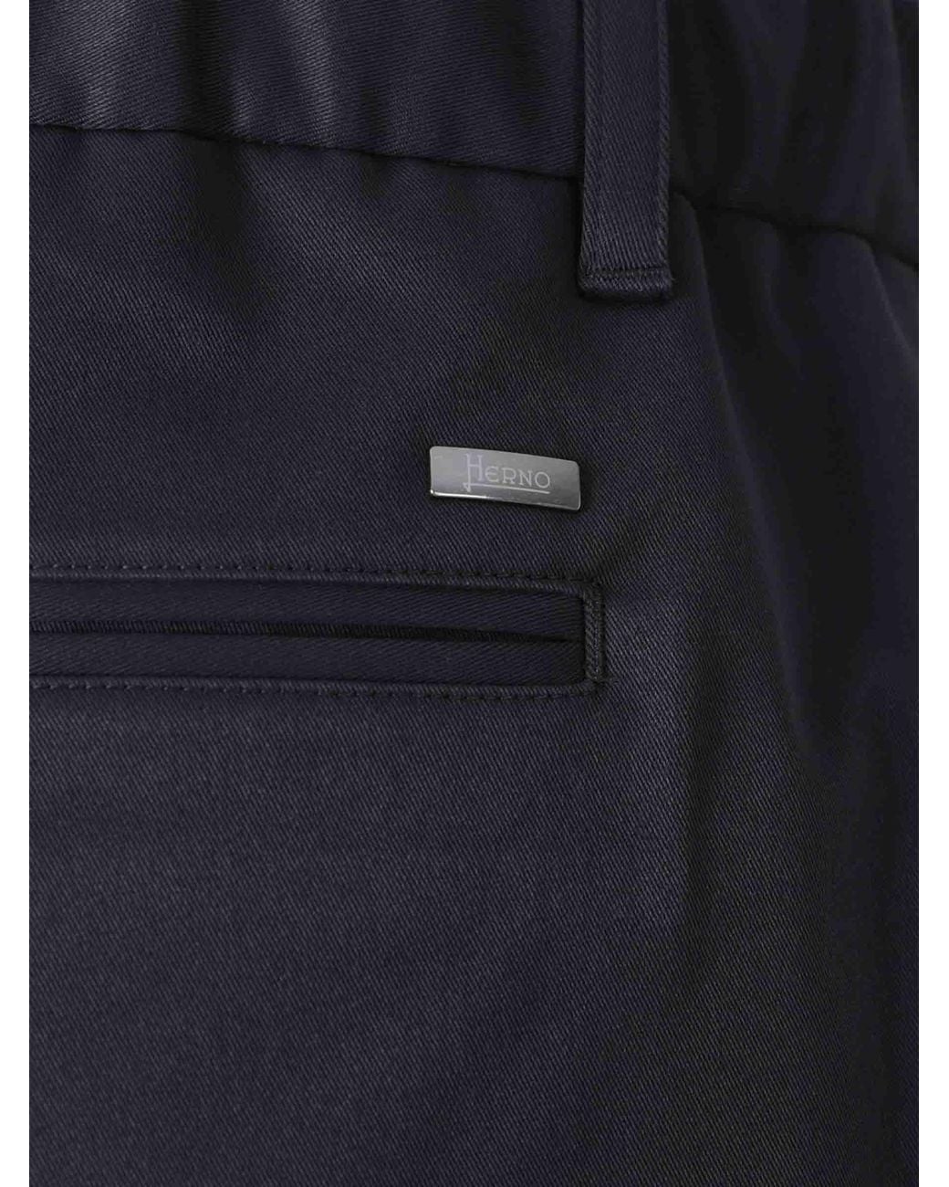 Herno Blue Lukka Satin Dress for men