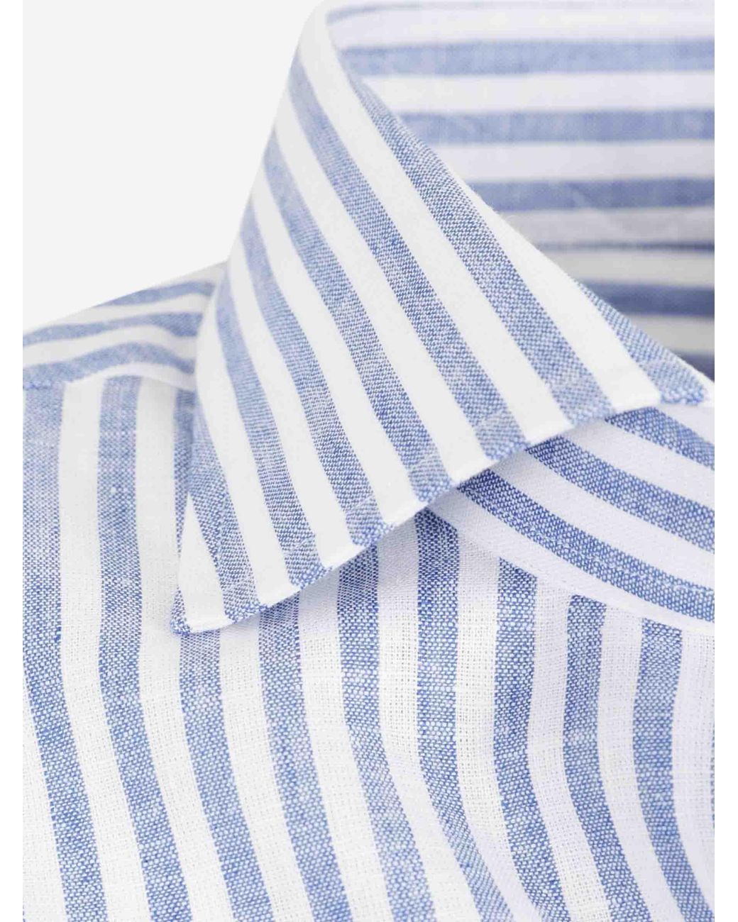 Santa Eulalia Blue Striped Shirt for men
