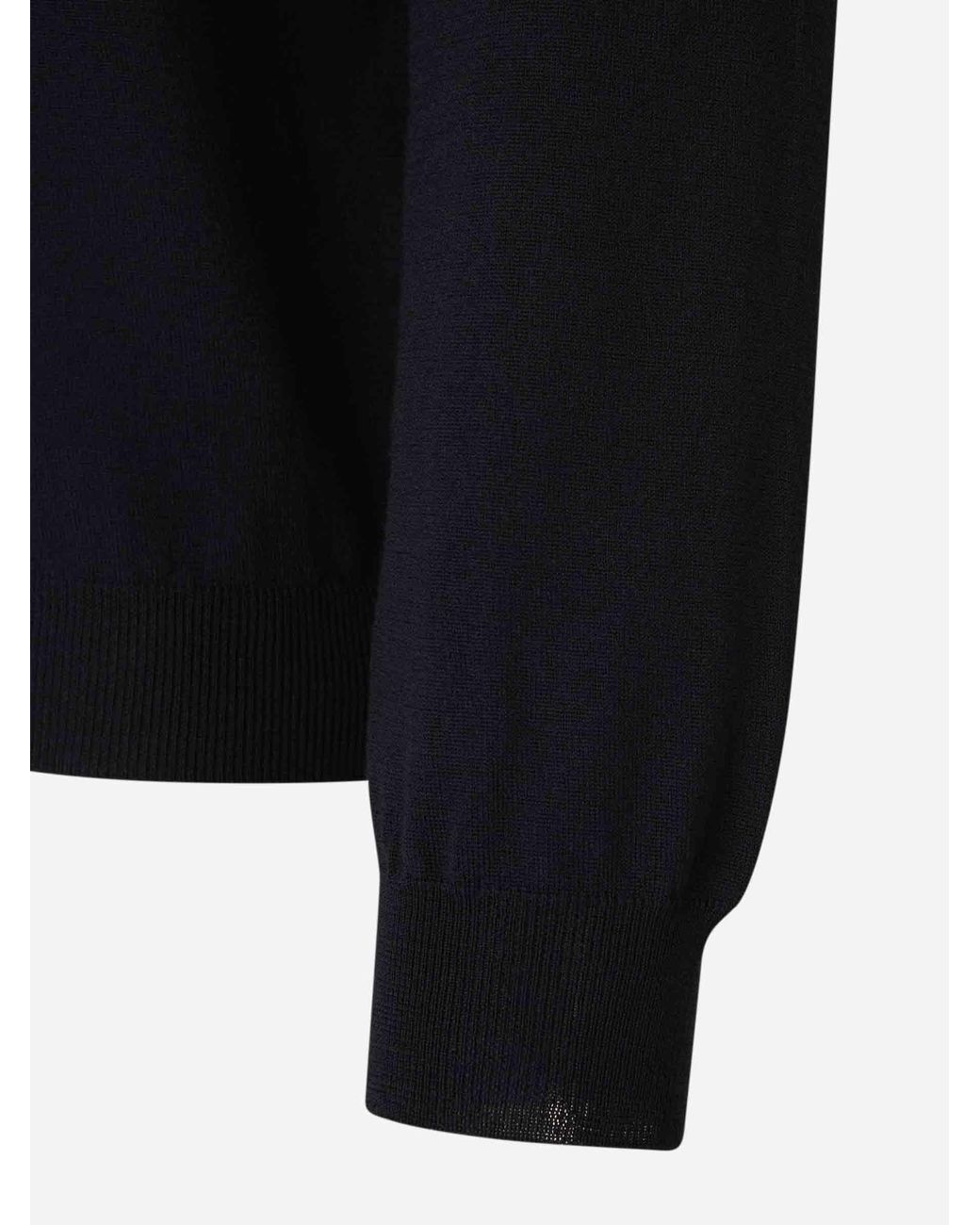 Zanone Blue Wool Turtleneck Sweater for men
