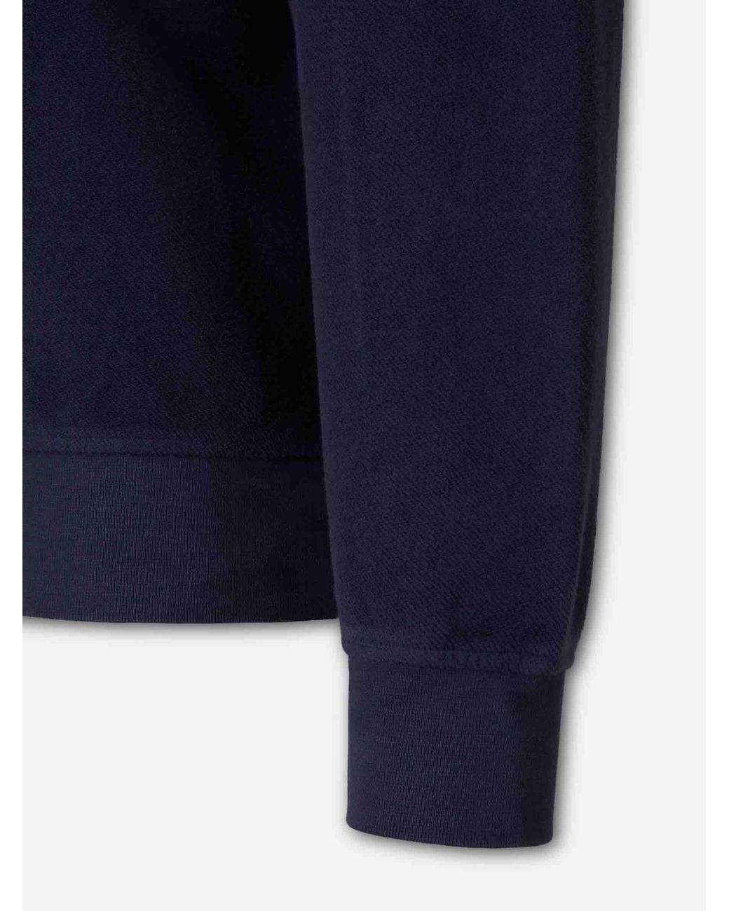 C P Company Blue Crew Neck Sweatshirt for men