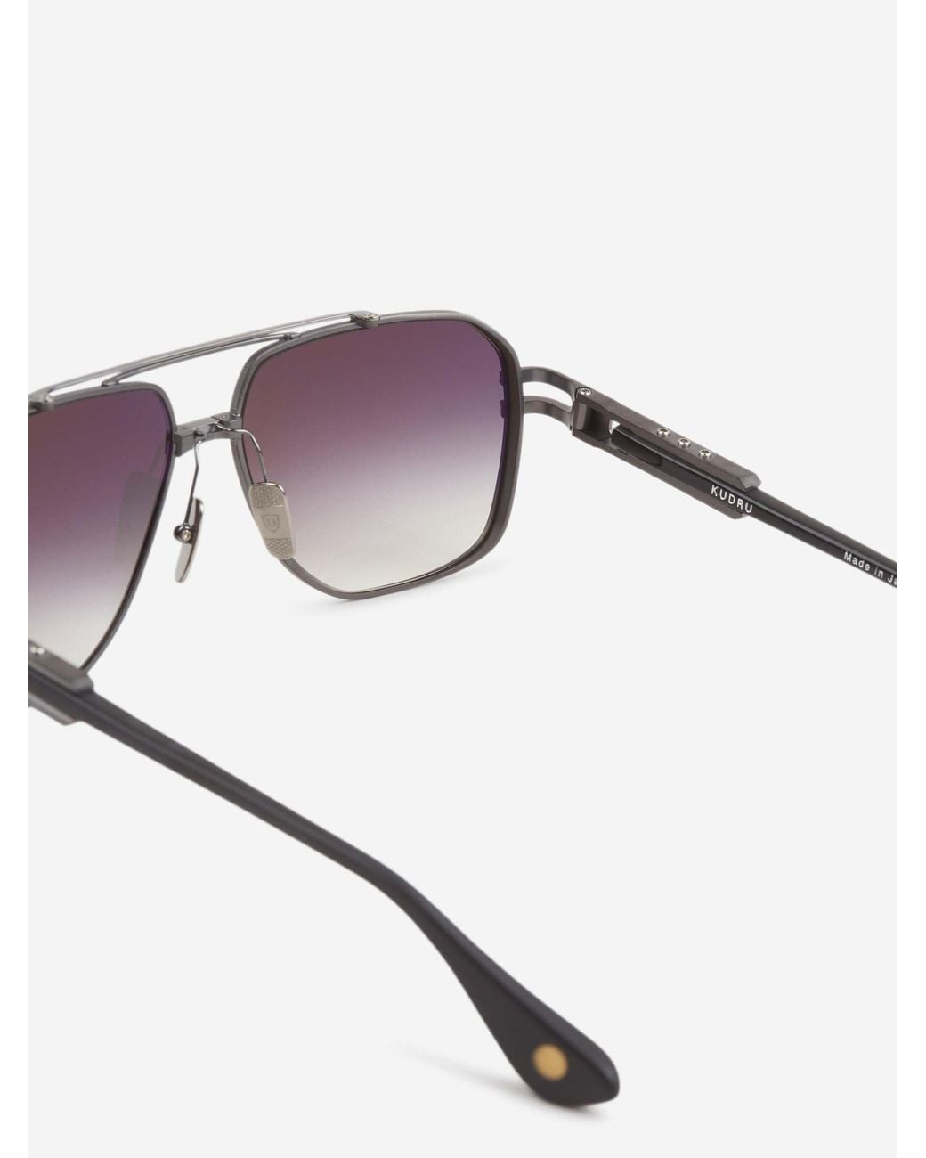 Dita Eyewear Gray Kudru Sunglasses for men