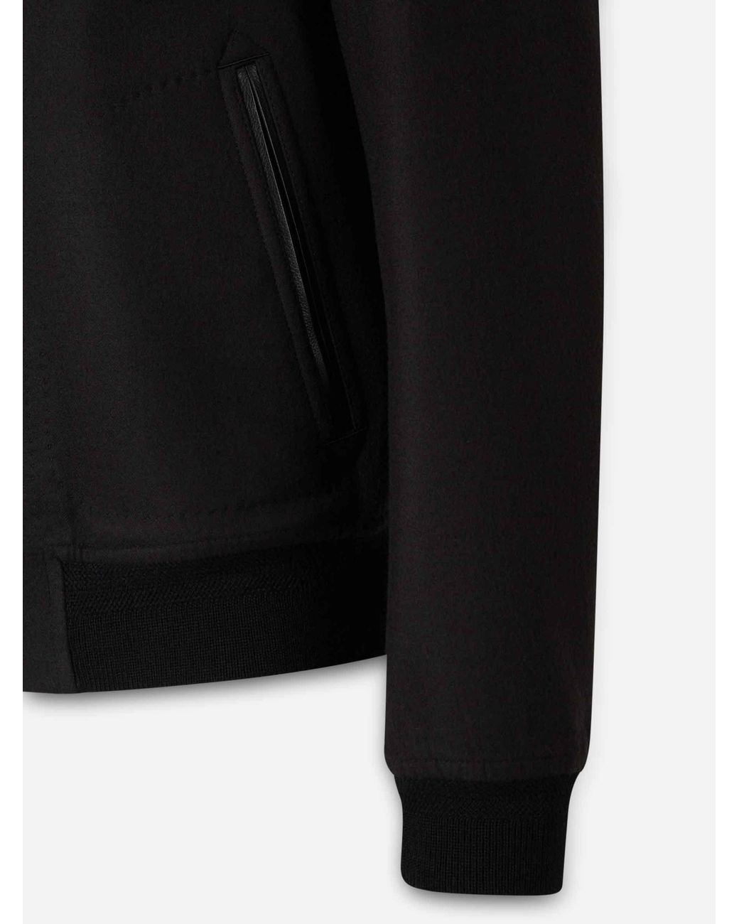 Tom Ford Black Wool Bomber Jacket for men