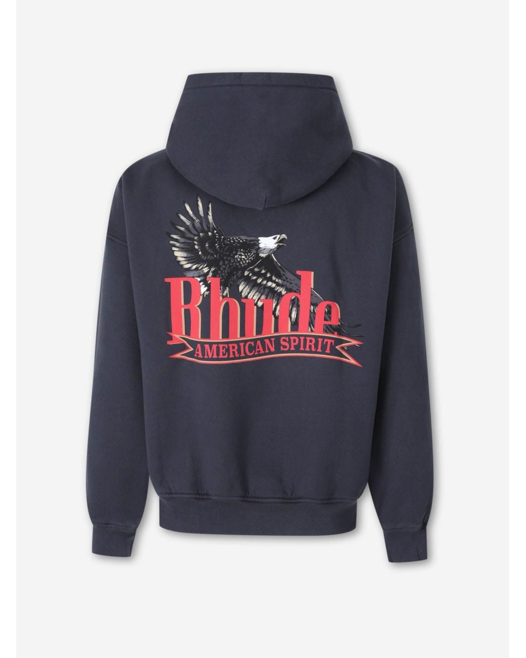 Sudadera Logo Algodón Rhude de hombre de color Blue