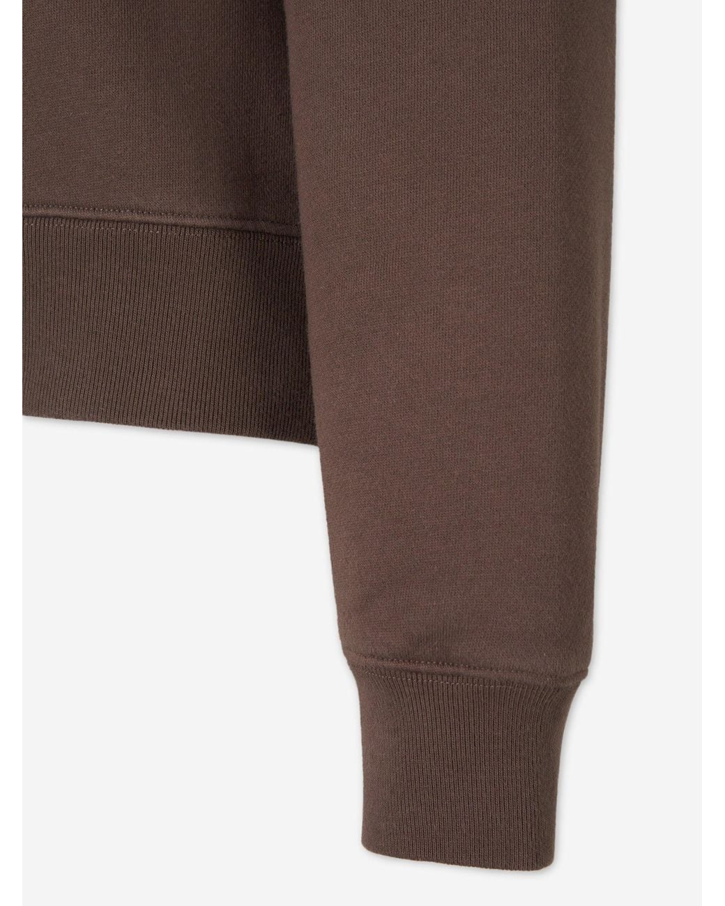 Sporty & Rich Brown Horse Crew Neck Sweatshirt