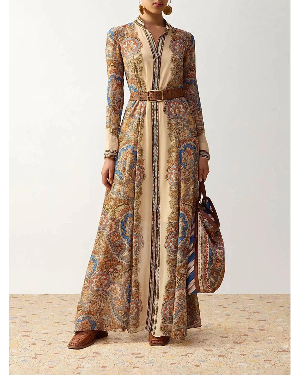 Zimmermann Natural Clash Shirt Dress