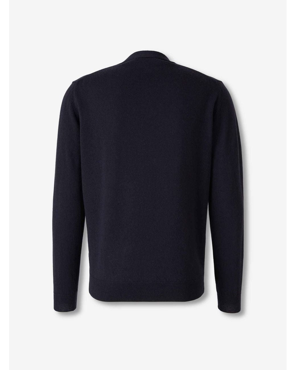 Santa Eulalia Blue Wool Knit Cardigan for men