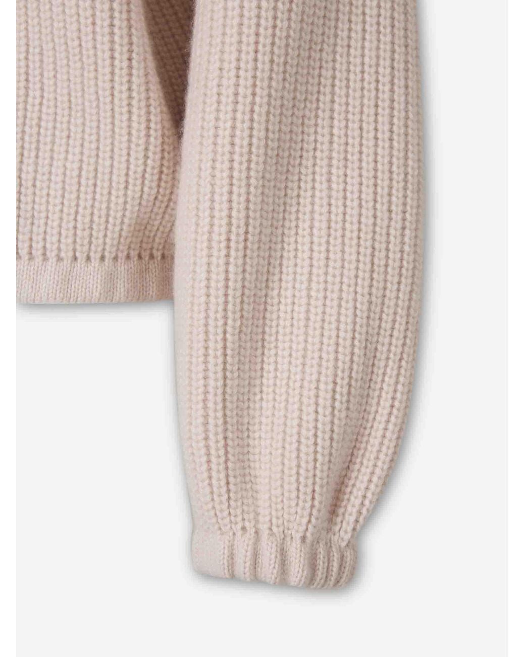 ELY ELY Pink Cashmere Zip Cardigan