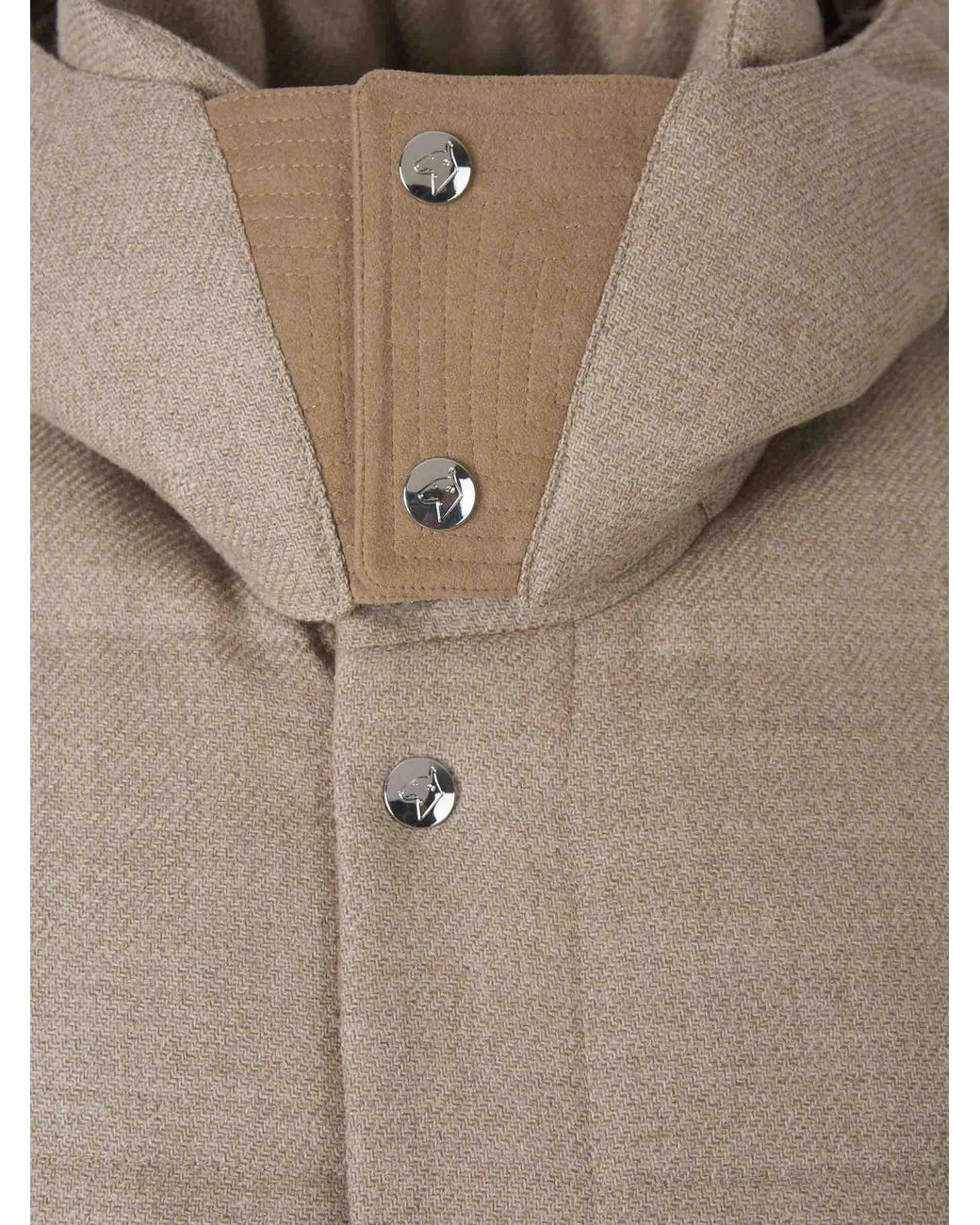 Montecore Natural Down Vest Wool Silk for men